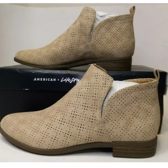 Sofft Gayle Perforated Booties in Aubergine Sz 7 - Picture 14 of 14